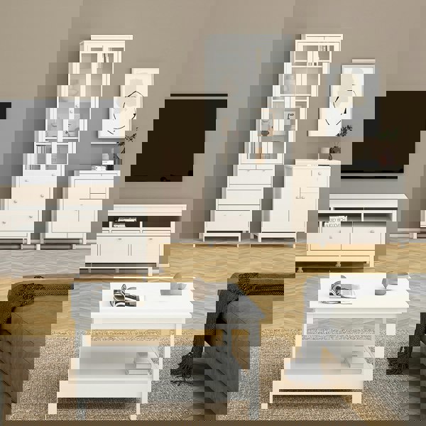 Furniture To Go Madrid Sideboard 2 doors + 1 drawer in White