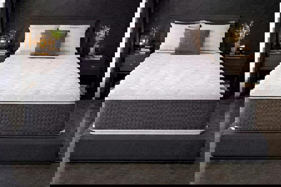 Nexus Mattress Comfort Memory Foam Open Coil Midnight Sprung Mattress - 25cm