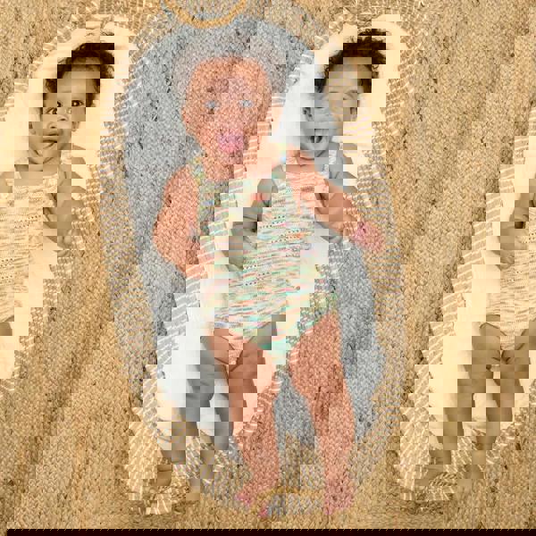 The Bonnie Mob Magic - Space Dye Knitted Bubble Romper