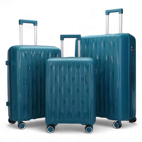Infinity Luggage Hard Shell Suitcase Cabin TSA Luggage Travel Set
