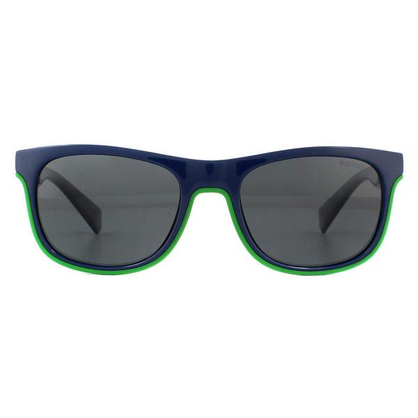 Polaroid Kids Sunglasses PLD 8041/S RNB M9 Blue Green Grey Polarized