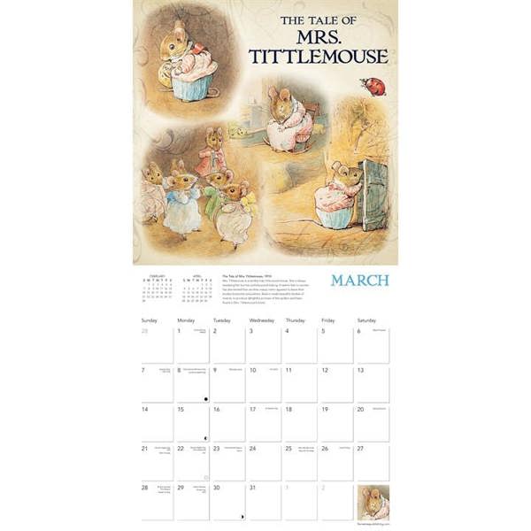 The World Of Peter Rabbit Calendar 2027, Wall Calendars, Month To View, History & Literature, Gift