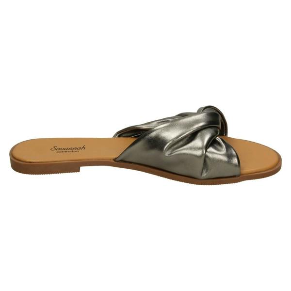 Savannah Ladies Savannah Flat Twist Vamp Mules F00205