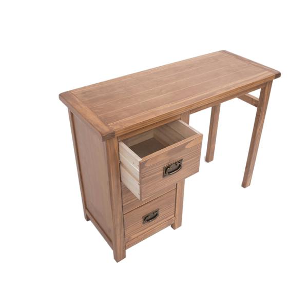 Cabinet Bits Padua 3 Drawer Desk - Dressing Table Brass Drop Handle