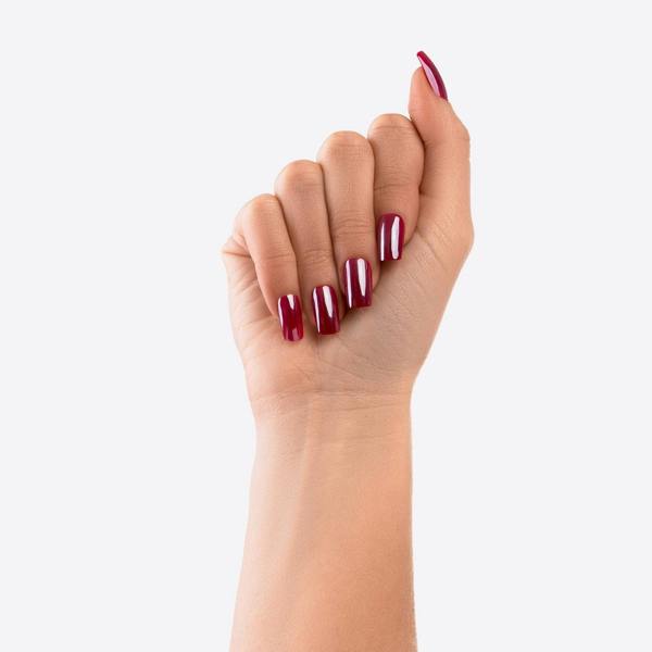 Nail HQ Square Cherry Glaze Nails (24 Pieces)