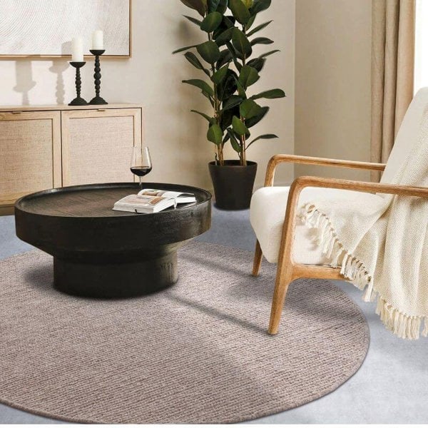 The Rugs Handwoven Natural Wool Rug - Sustainable Elegance