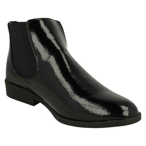 Spot On Ladies Spot On Gusset Chelsea Boots F4449