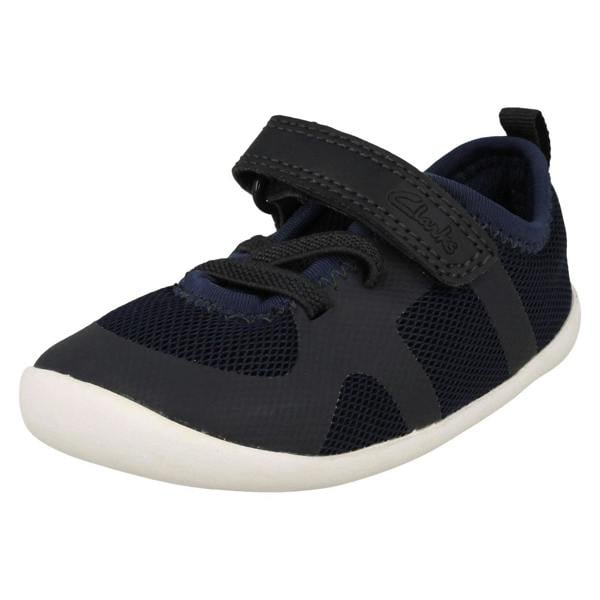 Clarks Childrens Clarks Pre-Walkers Washable Trainers Roamer Flux T