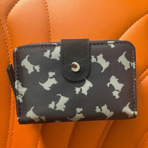 Fores Collection Scotty Dog Print Purse – Compact Ladies Wallet