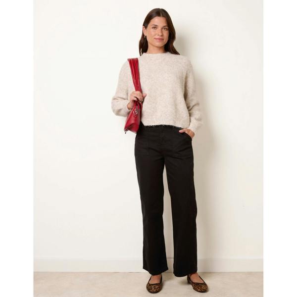 Blue Vanilla Round Neck Knitted Jumper