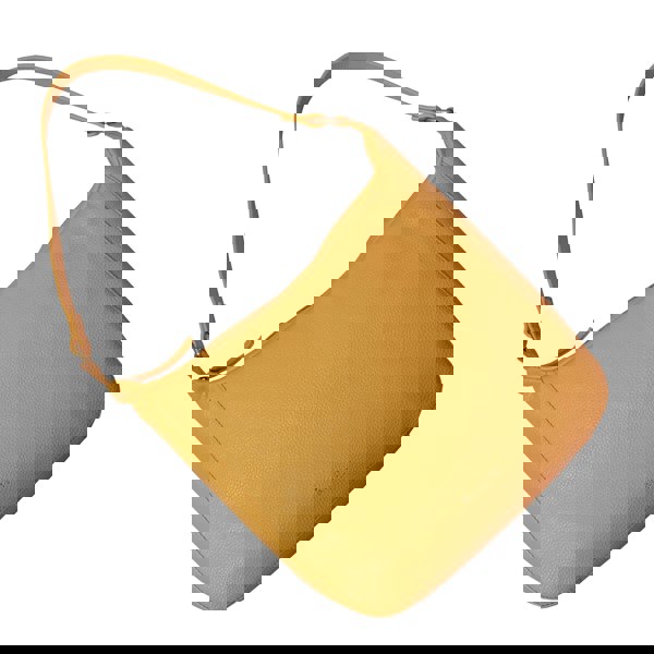 Assots London 'BIANCA' Burnt Orange Pebble Grain Leather Slouchy Hobo Bag