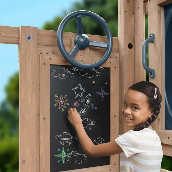 The Skyline Lookout Wooden Climbing Frame Backyard Bliss 6