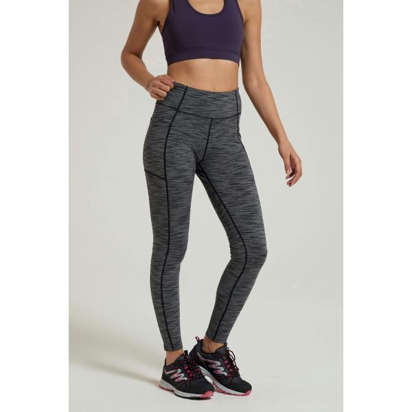 Mountain Warehouse Womens/Ladies Breathe & Balance High Waist Leggings - Black - 