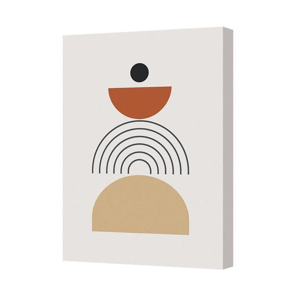 Benjamin Tate Design Abstract Geometric Canvas Wall Art Arches Semicircles Modern Decor