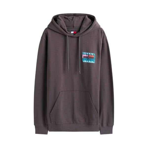 Tommy Jeans Mens Hoodie - Washed Black - 