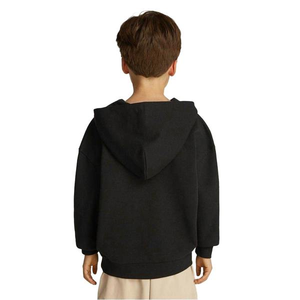 Calvin Klein Childrens/Kids Hooded Drop Sleeve Hoodie - Black - 