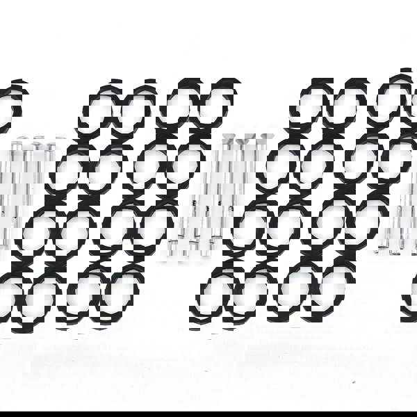 MonsterShop Stainless Steel Balustrade, Mid Post, 110cm H