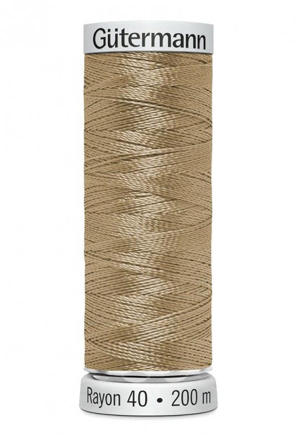 Gutermann No 40 Sulky Rayon Embroidery Thread 200m Rayon Thread Suitable For Embroidery