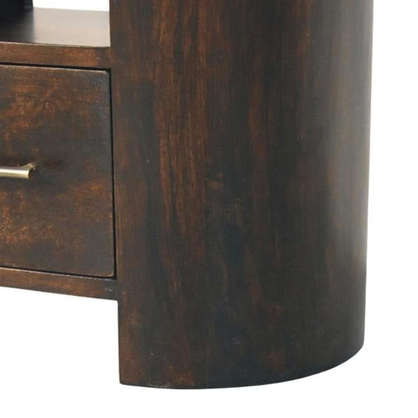 Artisan Furniture Solid Wood Valencia Bedside Table, 1 Drawer , 1 Shelf