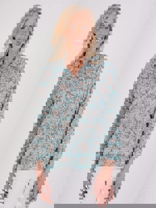 TIGI Persian Floral Print Shirt