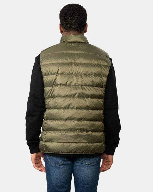 GANT Mens Light Down Gilet - 301 Racing Green