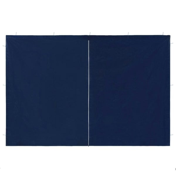 Berkfield Party Tent Sidewall 2 pcs with Zipper PE Blue