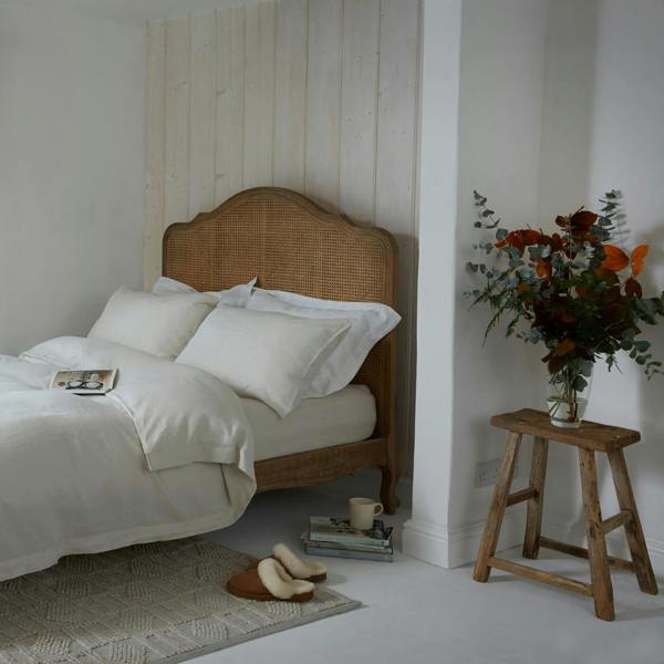Soak&Sleep Natural French Linen 40cm Deep Fitted Sheets