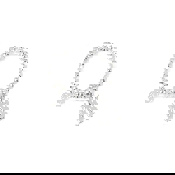 Say It With Classic Initial Ball Ring - Sterling Silver (Large)