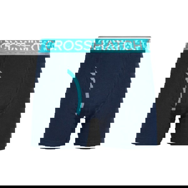 Crosshatch Lynol Boxers 3pk Teal