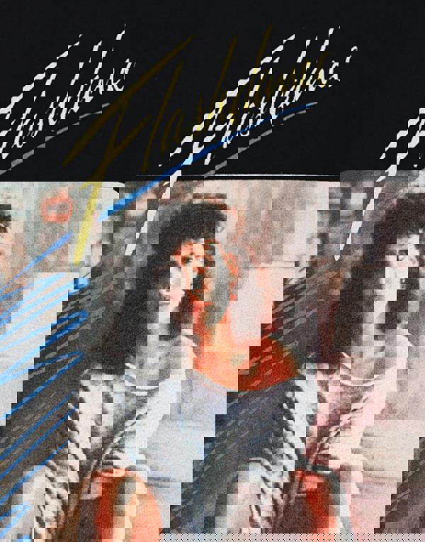 Flashdance Womens Black Alex Short Sleeved T-Shirt