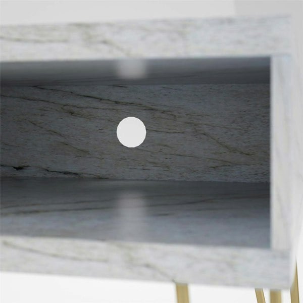 Dorel Home Novogratz Athena TV-Stand White Marble