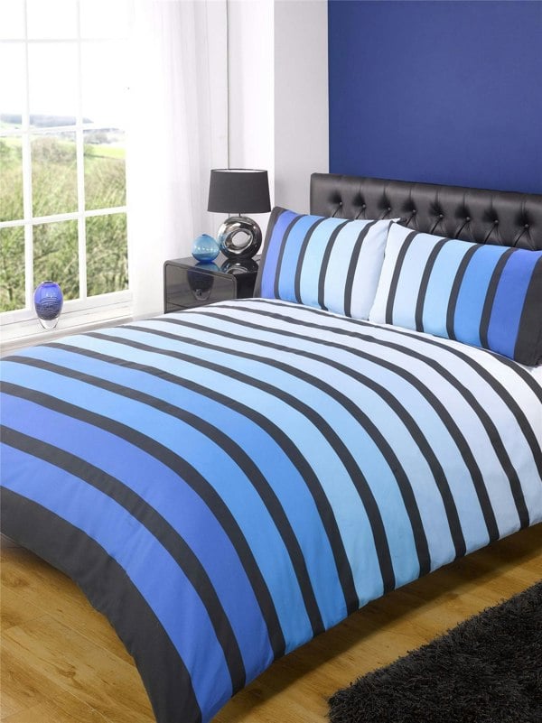 HomeSpace Direct Bold Stripe Duvet Cover Set