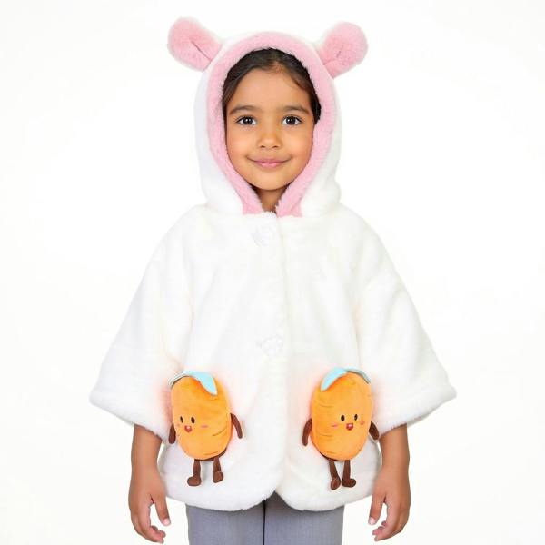 Cinda Soft faux fur Hooded Coat