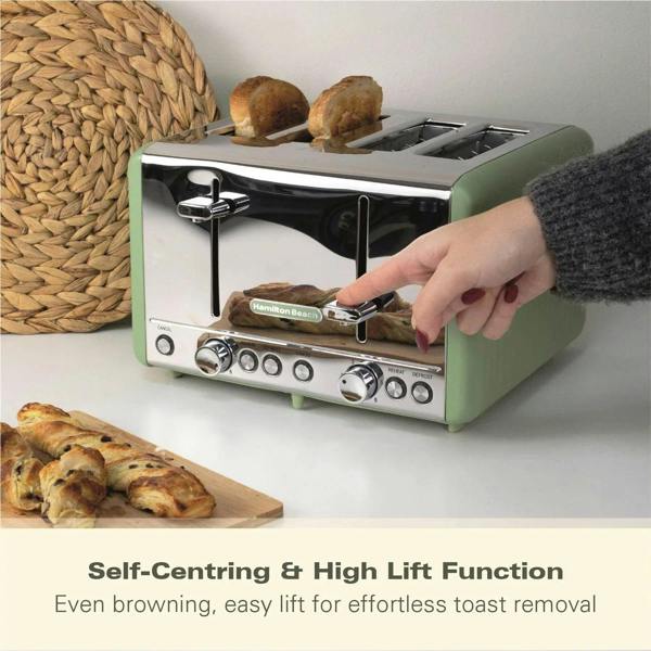 Hamilton Beach Harmony 4 Slice Toaster - Matcha