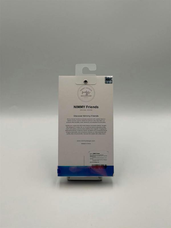 Nimmy Friends Nimmy Cool & Cute 2.0 Case with MagSafe for iPhone 17 6.3" Grey Blue - N-YJKM-CX2.0-IP17-05