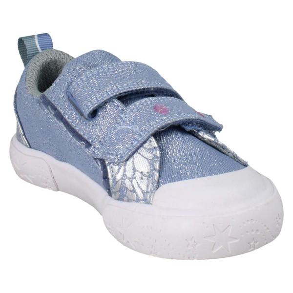 Clarks Girls Clarks Canvas Foxing Trim