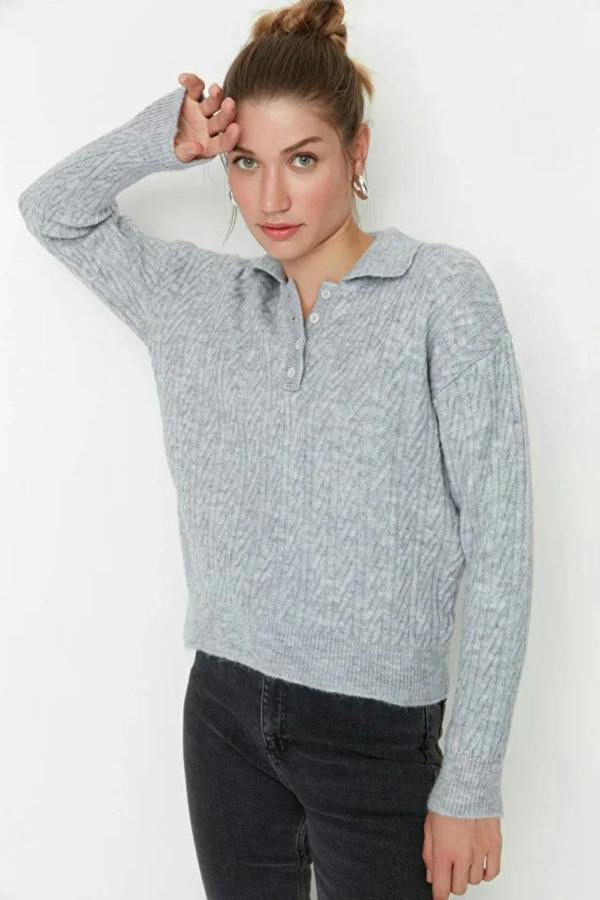 Hoxton Gal Oversized Soft-Textured Knit Sweater