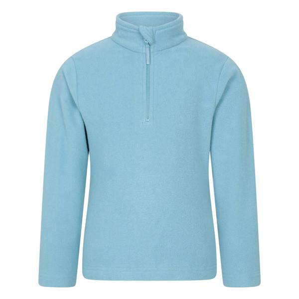 Mountain Warehouse Childrens/Kids Camber II Half Zip Fleece Jacket - Teal - 