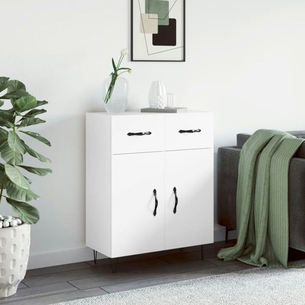 Berkfield Sideboard White 69.5x34x90 cm Engineered Wood