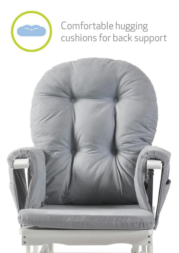 Kub Haywood Reclining Nursing Chair and Footstool