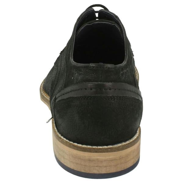 Maverick Mens Maverick Lace Up Shoe Stitched Panels and Toe Cap