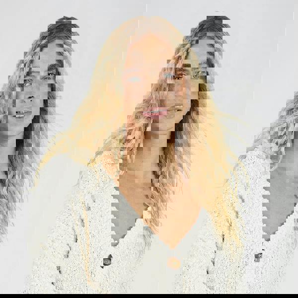 Brave Soul Cream Textured Knit Cardigan - Cream Image 4