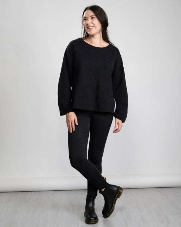 French Connection Fredia Jersey Scoop Womens Pleat Back