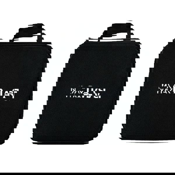 Durable black carrying case for Gutter Vacuum Camera, featuring a zippered closure and a sturdy handle for easy transport