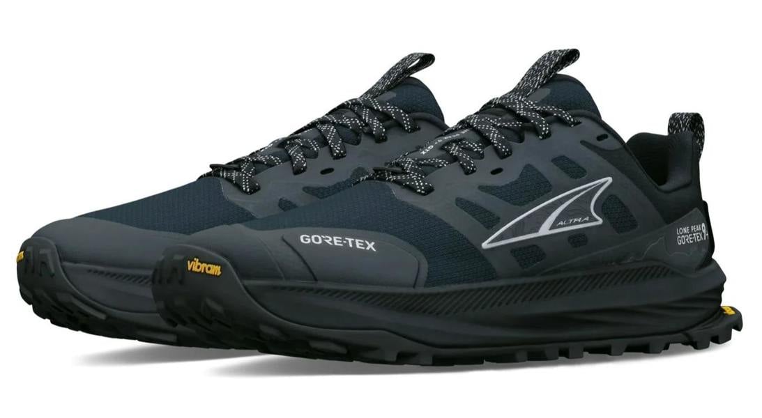 ALTRA Womens Lone Peak 9+ GTX Trail Running Trainers Hiking Shoes Black