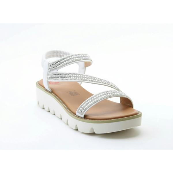 Heavenly Feet Heavenly Feet FRESCO Womens Slingback Sandals White