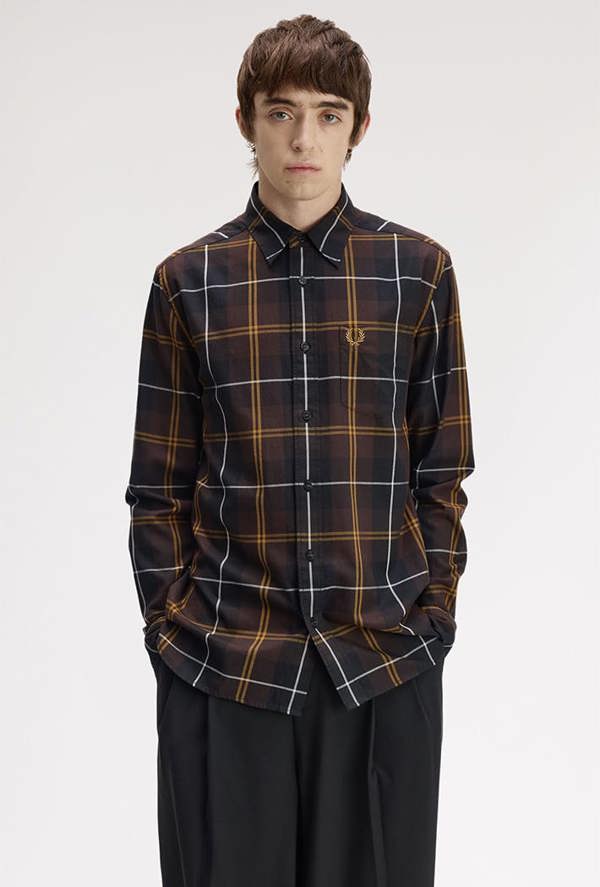 Fred Perry Twill Tartan Shirt