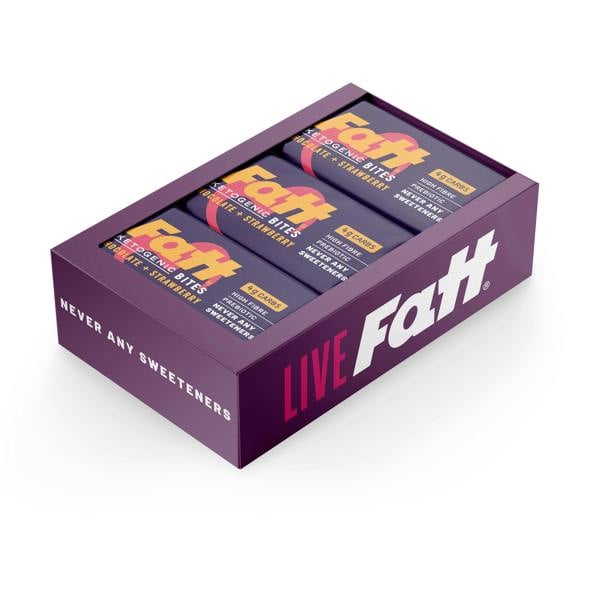 Fatt Chocolate + Strawberry Keto Bites