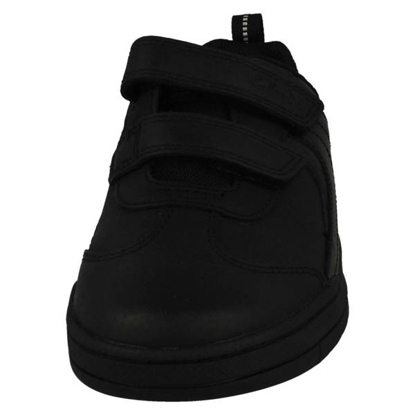 Clarks Boys Clarks Hook & Loop Fastening School Shoes Kick Pace K