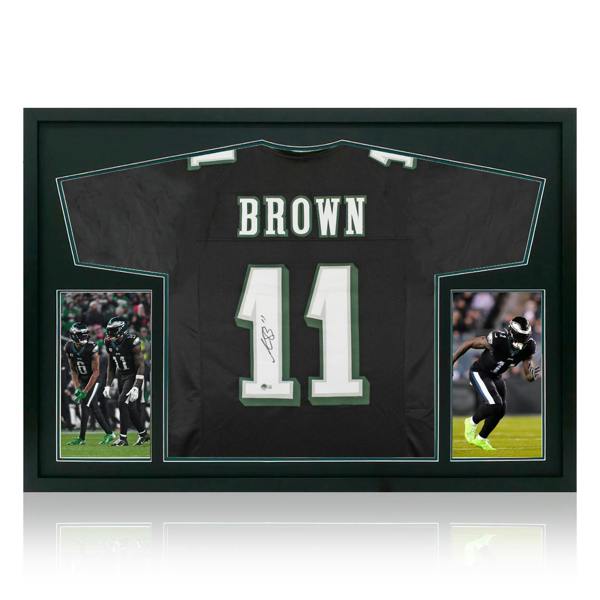 A.J. Brown Signed Philadelphia Eagles Jersey Ultra Premium Frame (Beckett)